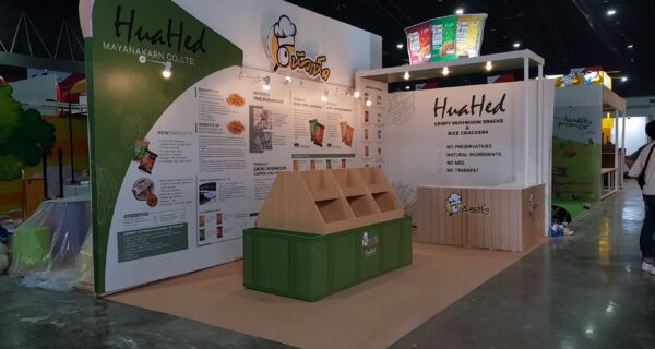 Booth Huahed 6x3 m. 2023